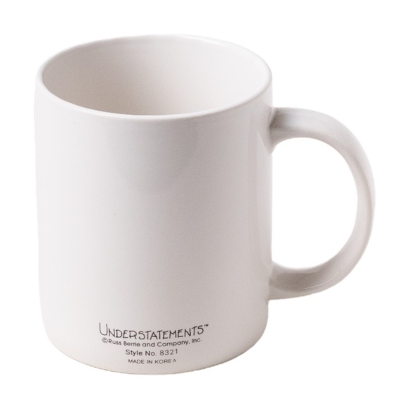 Understatements Russ Berrie Smile Mug Vintage Cat Coffee Tea Cute Novelty - Picture 3 of 9